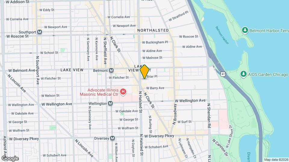736 W California Ter, Unit 1 Map and Location Details