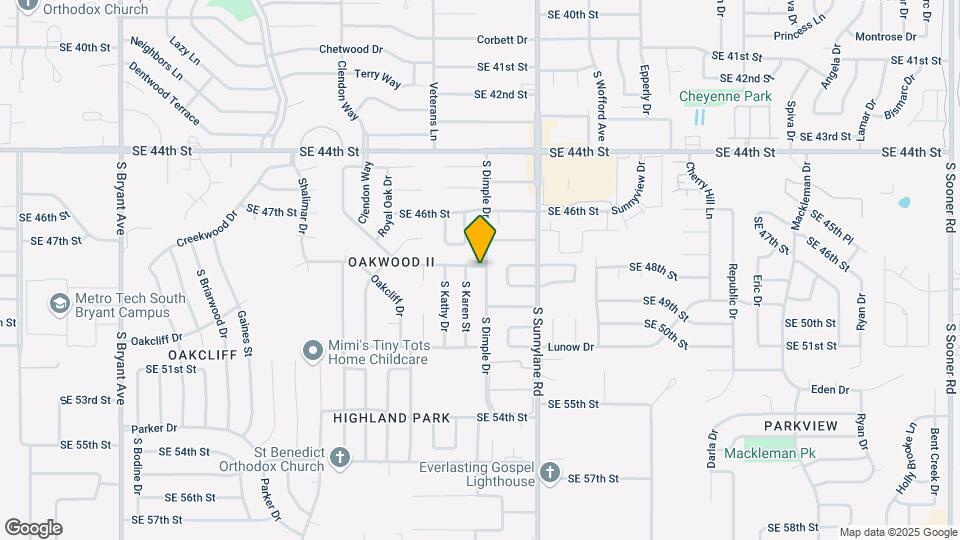 4901 S Dimple Dr Map and Location Details