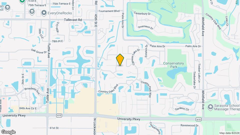 4710 Glenbrooke Terrace Map and Location Details