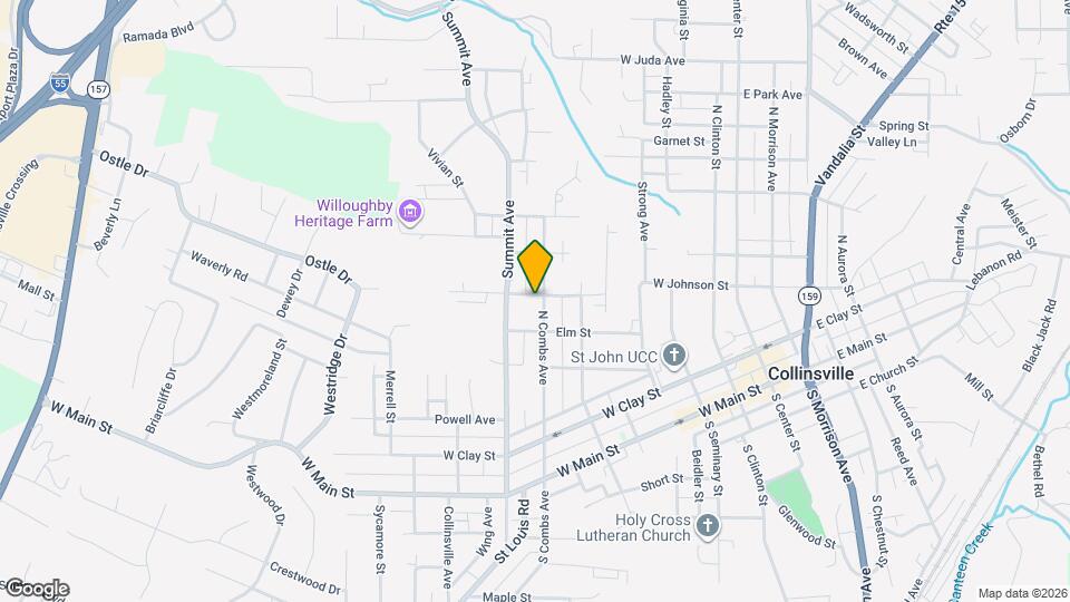 704 W Johnson St Map and Location Details