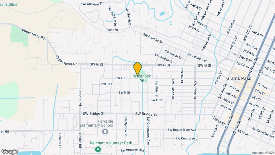 1408 SW G St Map and Location Details