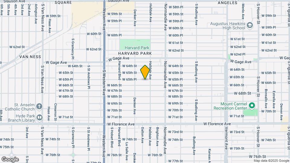 1522 W 65th Pl Map and Location Details