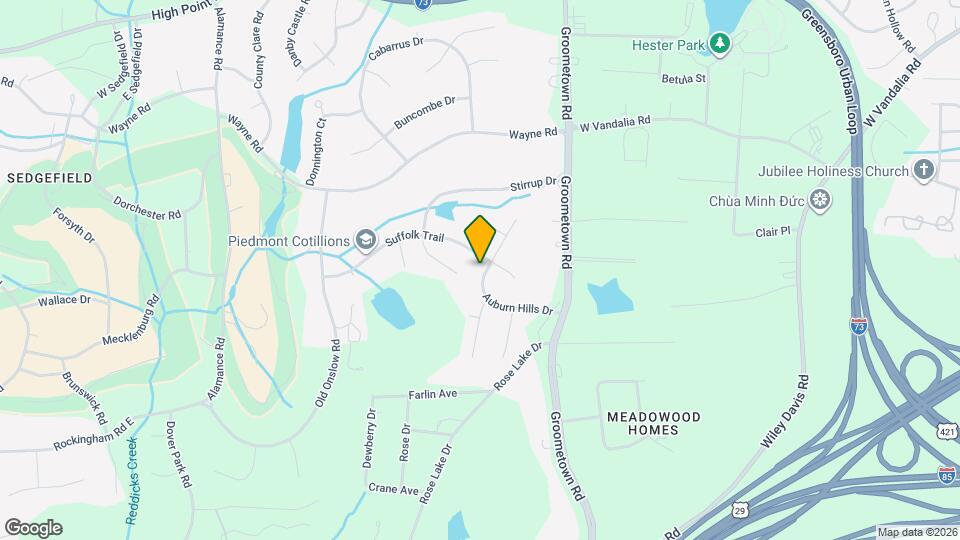 4002 Auburn Hills Dr Map and Location Details