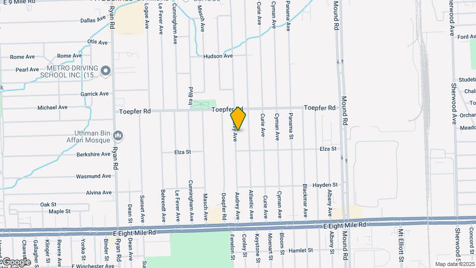 21486 Audrey Ave Map and Location Details