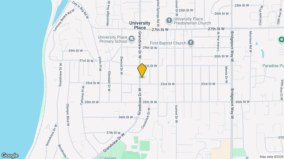 3211 Grandview Dr W Map and Location Details