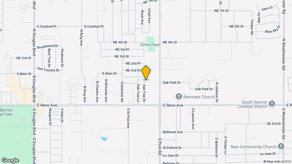 216 Oak Tree Dr Map and Location Details