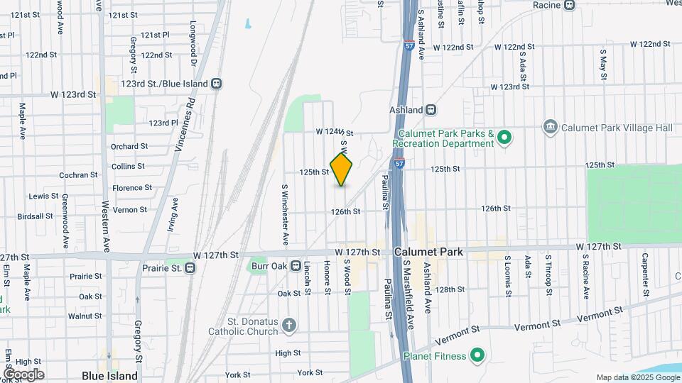 12524 S Wood St Map and Location Details