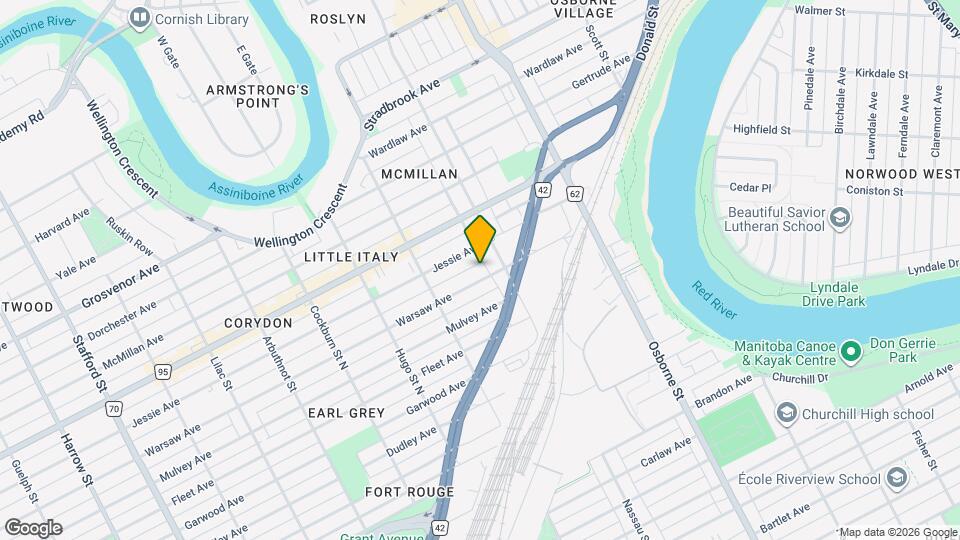 561 Warsaw Av Map and Location Details