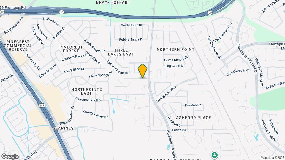 11627 Braemar Village Dr Map and Location Details