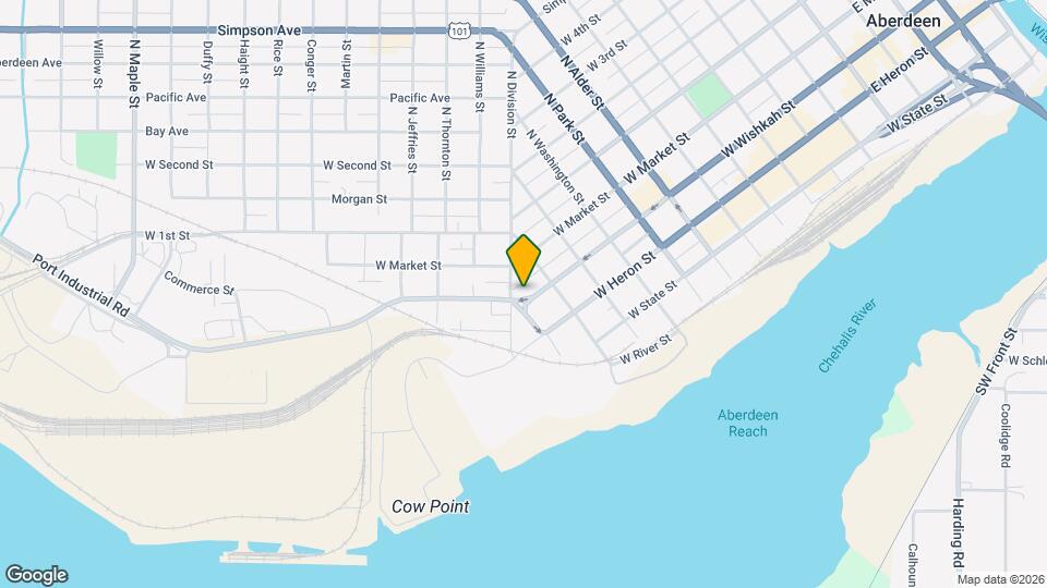 1118 W Wishkah St Map and Location Details