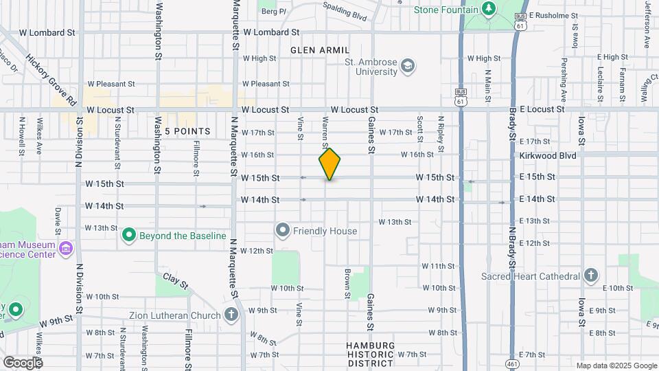 1415-1417 Warren St Map and Location Details