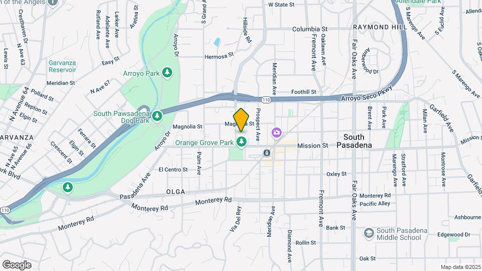 800-804 Orange Grove Ave Map and Location Details