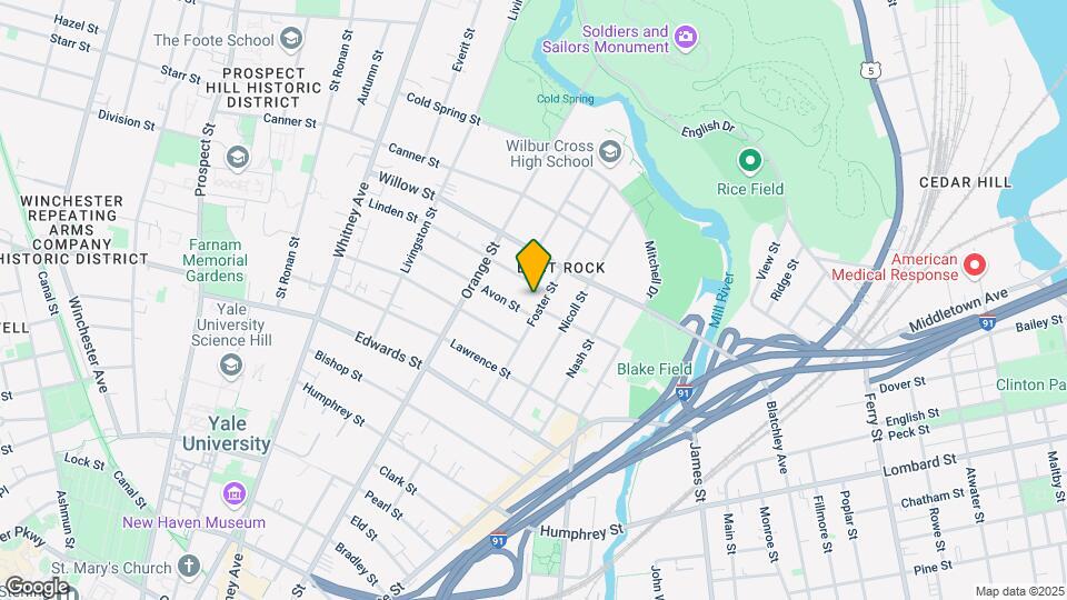 124 Foster St, Unit 3rd Floor Map and Location Details