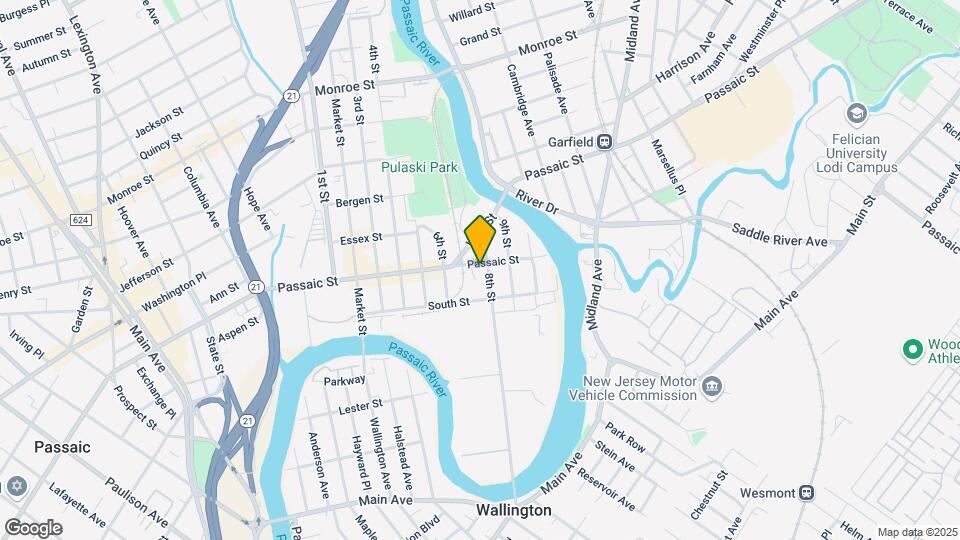 87 Passaic St Map and Location Details