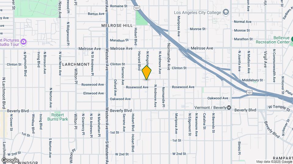 4550 Maplewood Ave Map and Location Details