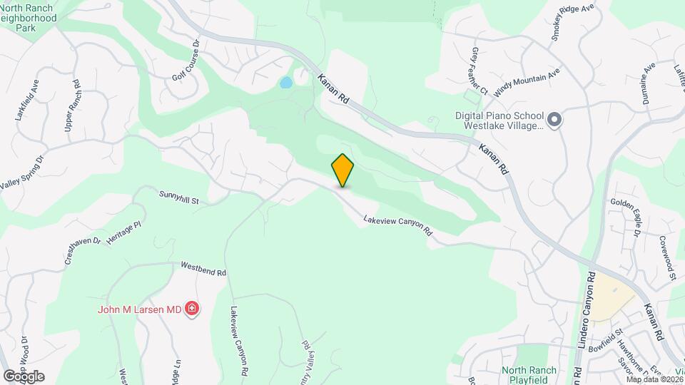 5109 Lakeview Canyon Rd Map and Location Details