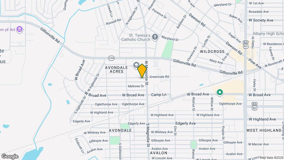 1704 Greenvale Rd Mapa y Detalles de la Ubicación