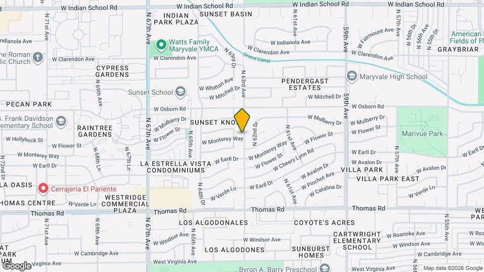 6302 W Monterey Way Map and Location Details