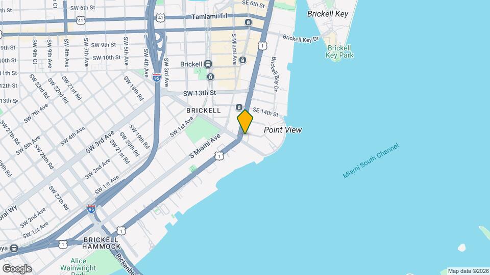 Echo Brickell Mapa y Detalles de la Ubicación