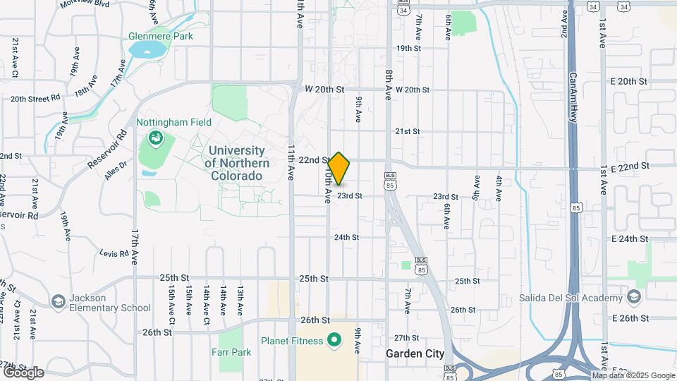 923 23rd St Map and Location Details