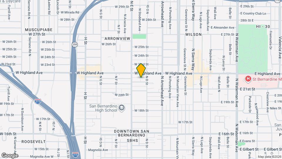 440 W 21st St Map and Location Details