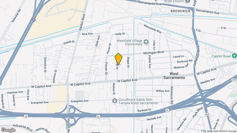 661 Walnut St Mapa y Detalles de la Ubicación