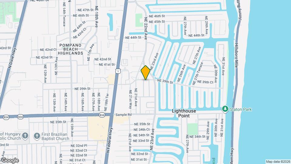 3870 NE 22nd Ter, Unit Gondolier Mapa y Detalles de la Ubicación