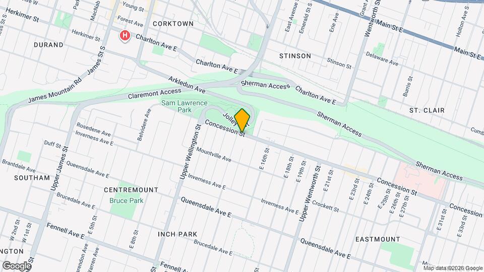 340 Concession St, Unit 604 Map and Location Details