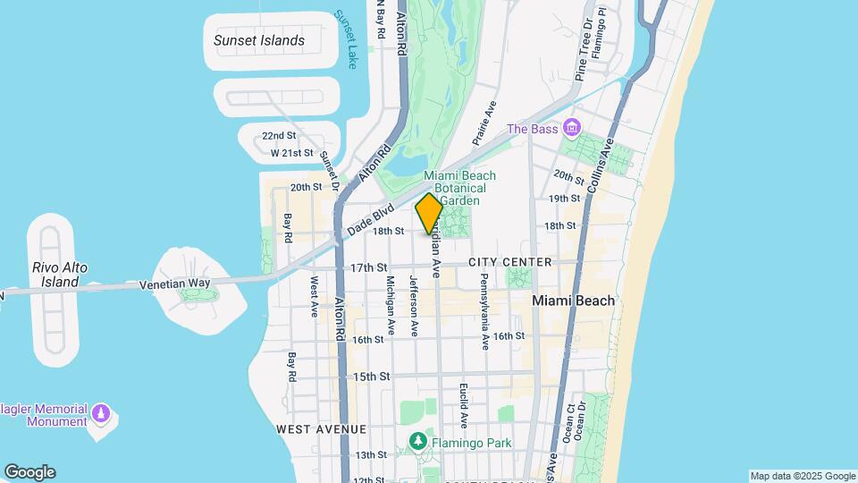 1754 Meridian Ave Mapa y Detalles de la Ubicación