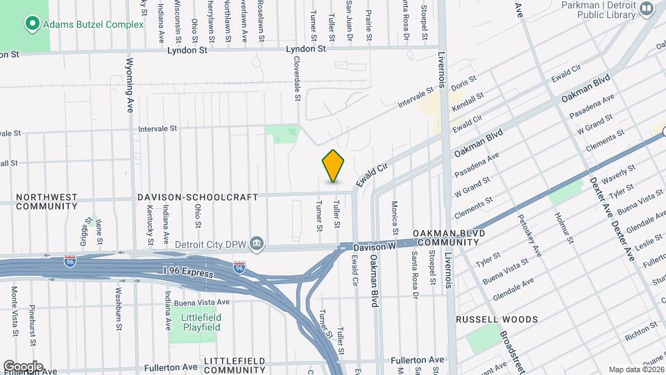 13911 Tuller St Map and Location Details