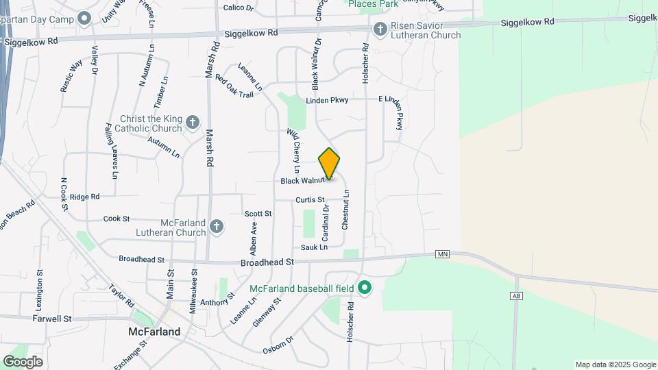 5807 Black Walnut Dr Map and Location Details