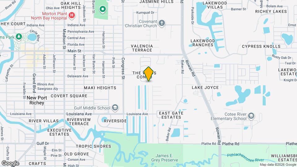 6704 Hickorywood Ln Map and Location Details