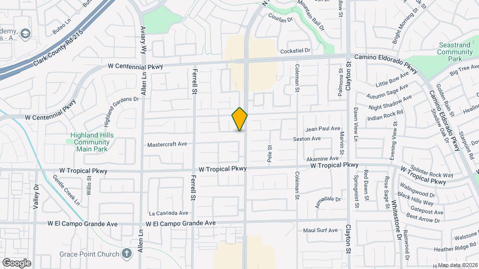 2911 Extravagant Ave Mapa y Detalles de la Ubicación