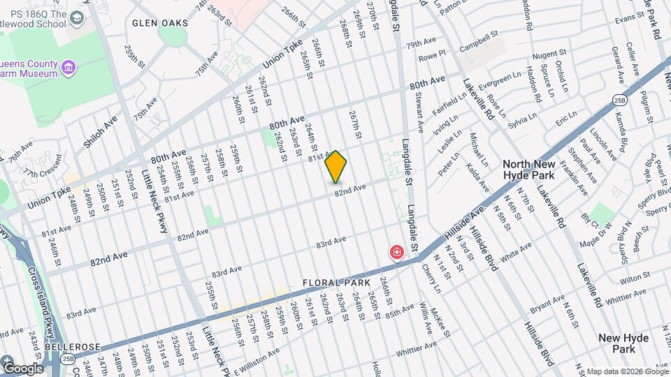 264-15 82nd Ave Mapa y Detalles de la Ubicación