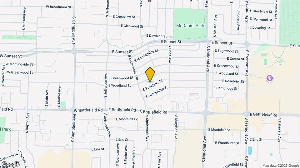 809 E Rosebrier St Map and Location Details