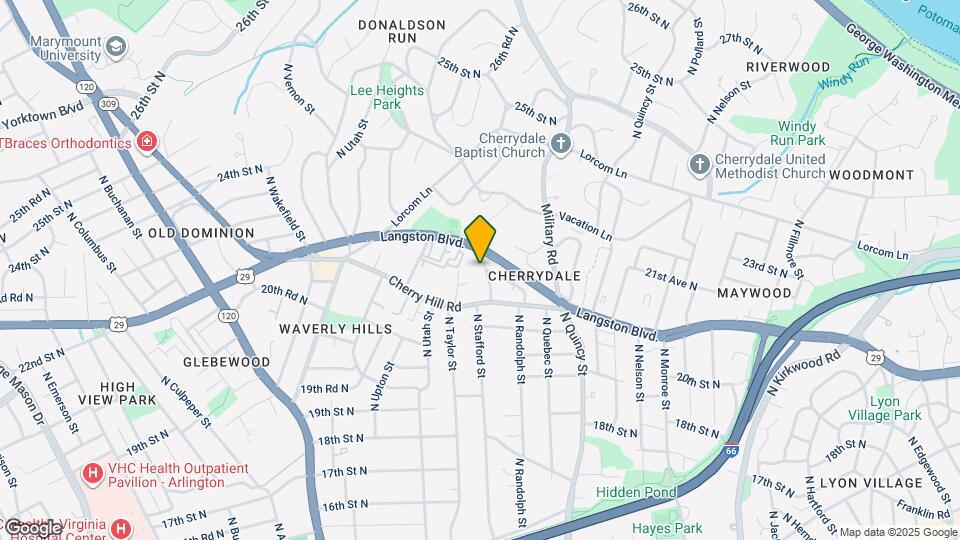 2150 N Stafford St Mapa y Detalles de la Ubicación