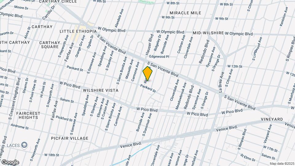 1276 S Ridgeley Dr Map and Location Details