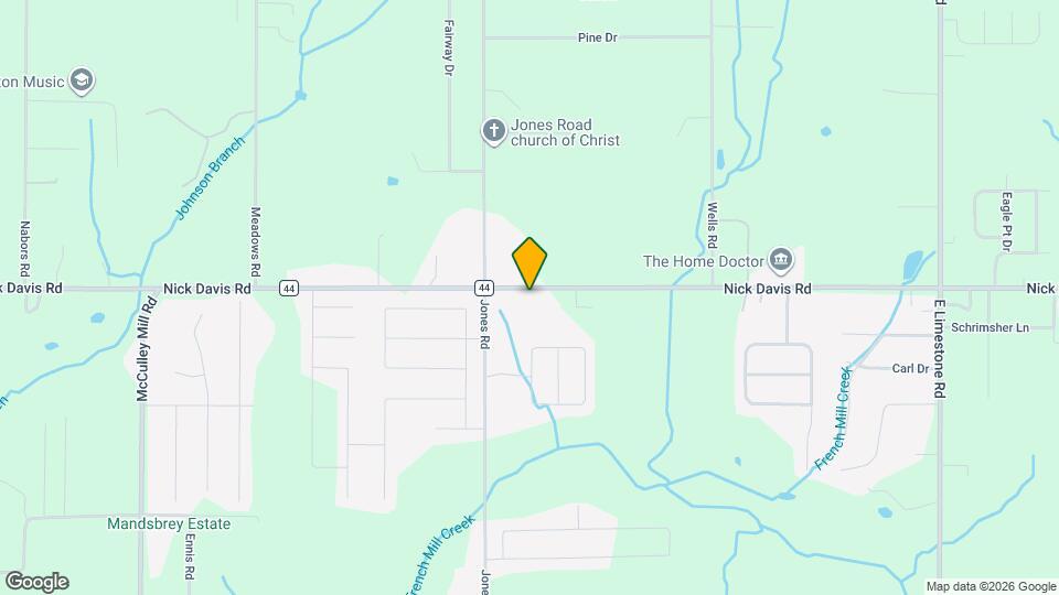 26602 Nick Davis Rd Map and Location Details
