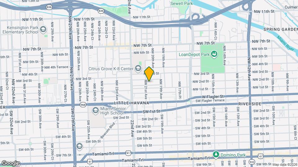 2027 NW 1st Terrace Map and Location Details
