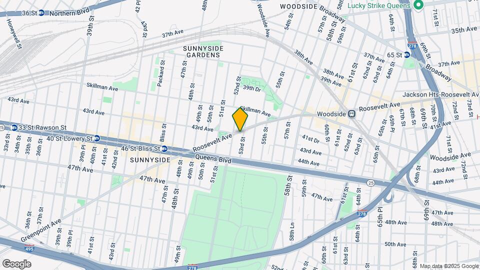 52-12 Roosevelt Ave Mapa y Detalles de la Ubicación