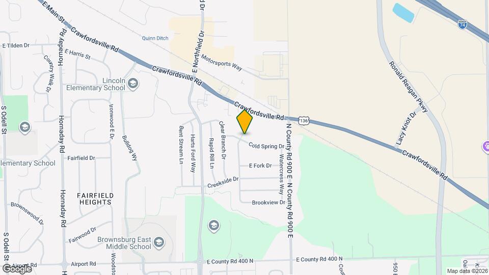1602 Cold Spring Dr Map and Location Details