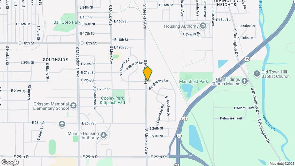 2902 S Meeker Ave Map and Location Details