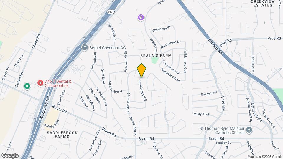 10214 Sandbrook Hill Map and Location Details