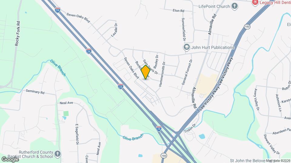 912 Seven Oaks Blvd Map and Location Details