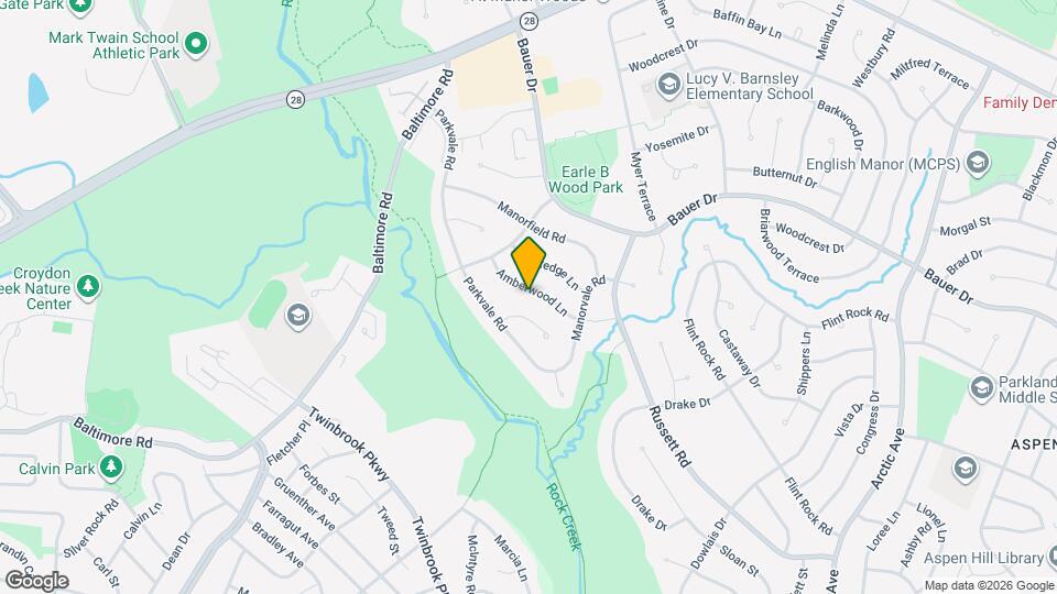 5412 Amberwood Ln Map and Location Details
