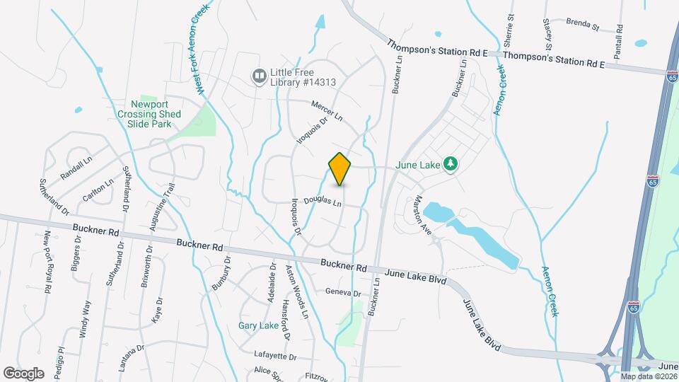 2863 Iroquois Dr Map and Location Details