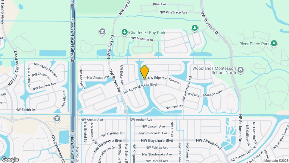 5402 NW Emblem St Map and Location Details