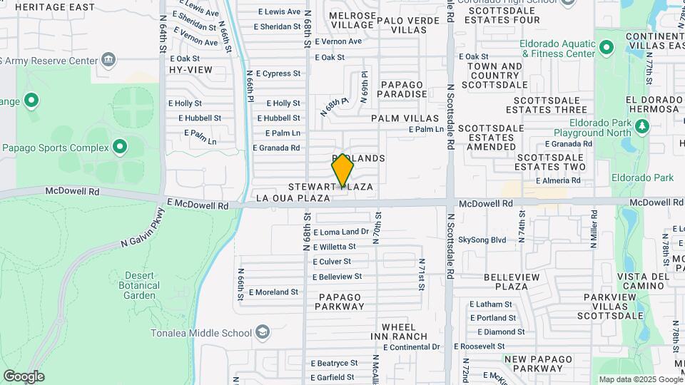 6850 McDowell Rd Mapa y Detalles de la Ubicación