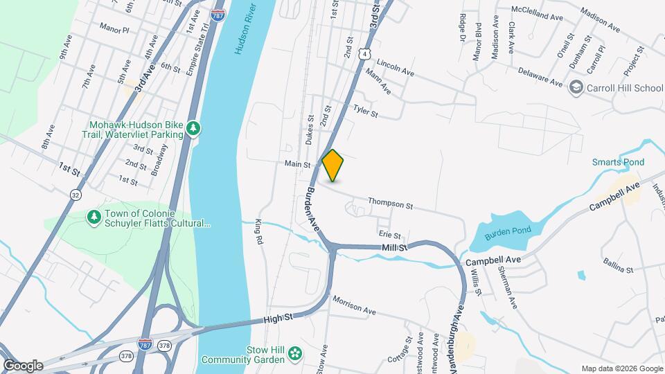 9 Thompson St, Unit 9 Thompson St, BMST, Troy, NY, 12180 Map and Location Details