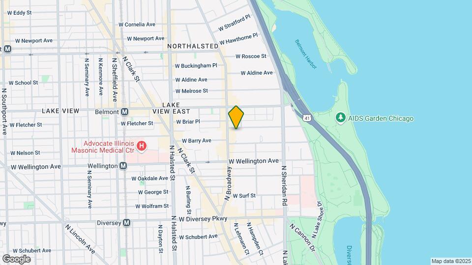 541 W Briar Pl-Unit -202 Map and Location Details